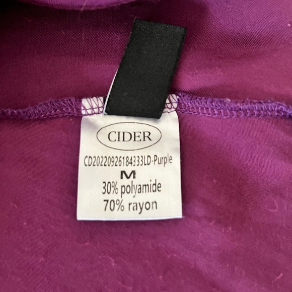 Cider Purple Satin-Feel Slip Dress - Picture 6 of 6